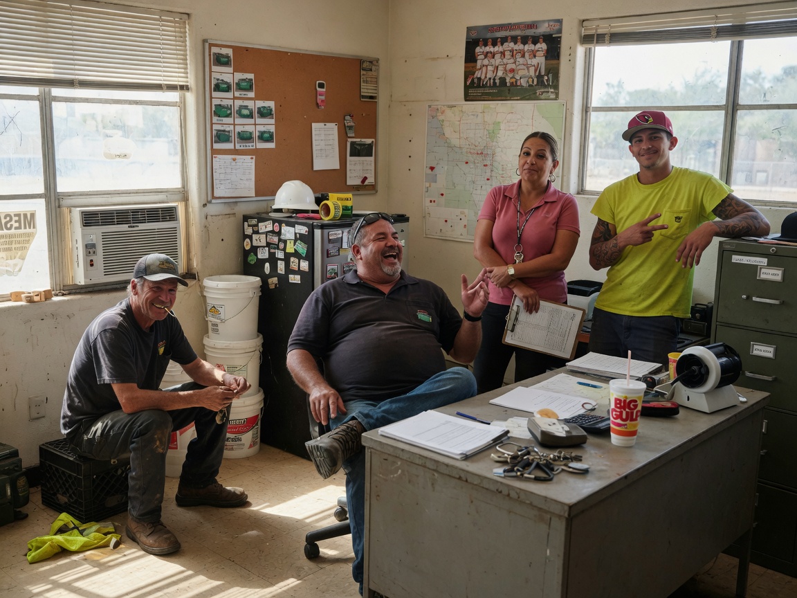 The Mesa Dumpster Rental Pros team at work in Mesa