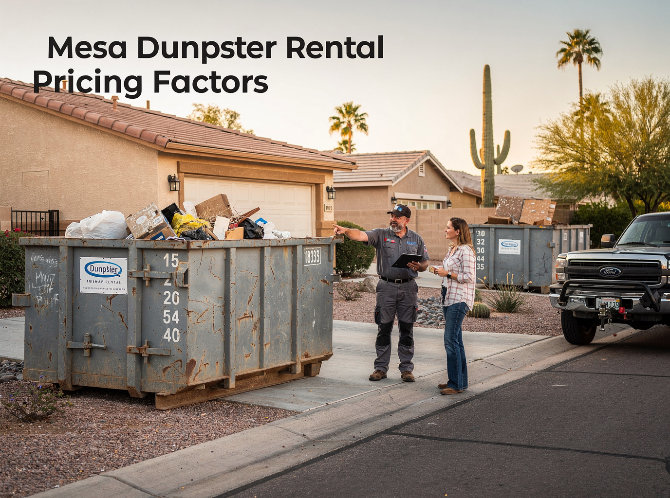 Mesa Dumpster Rental Pricing Factors